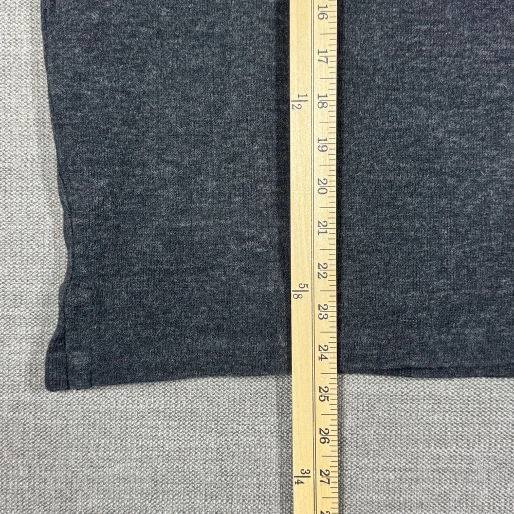 Polo Ralph Lauren Mens Estate-Rib Quarter-Zip Sweater Charcoal Gray Medium